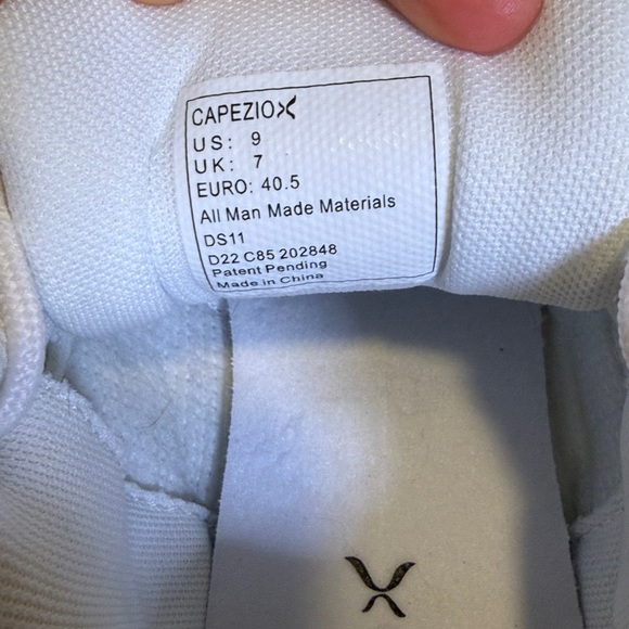 Capezio Women's split sole dance White Sneakers - Picture 2 of 5